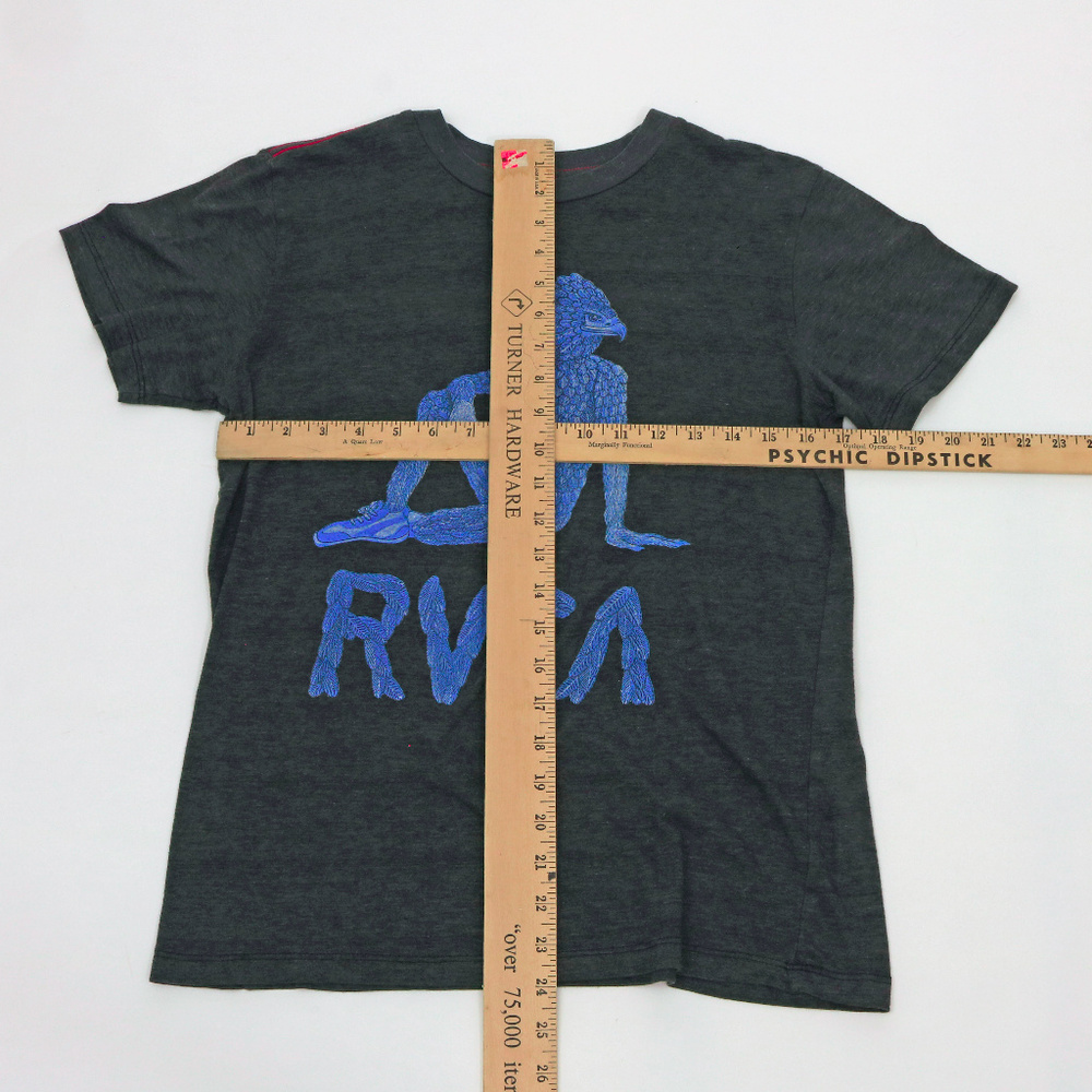 EUC RVCA Artist Network Program Heathered Gray Tee - Picture 2 of 4